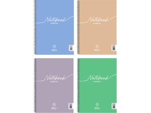 Τετράδιο σπιράλ Salko Notebook Natura 4 Θεμάτων 17x25cm 240 σελίδες σε διάφορα χρώματα (6384) - Ανακάλυψε Τετράδια σχολικά για μαθητές και φοιτητές, για το γραφείο ή το σπίτι με εντυπωσιακά εξώφυλλα για να κερδίσεις τις εντυπώσεις.